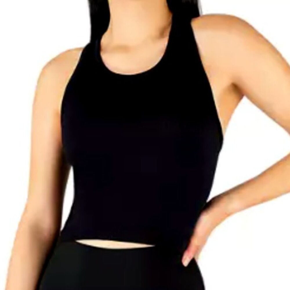 Yogalicious Heavenly Rib Stacy Crop Tank - Size S